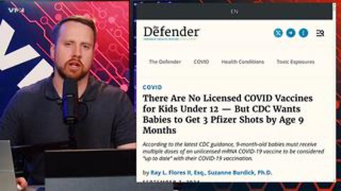 CRIMINAL: The CDC now recommends BABIES have 3 Covid19 shots by the time they turn nine months old?!