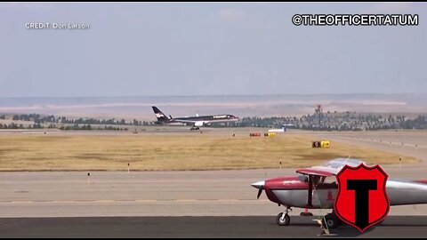 🚨BREAKING: Trump’s plane makes an emergency landing in Billings, Montana