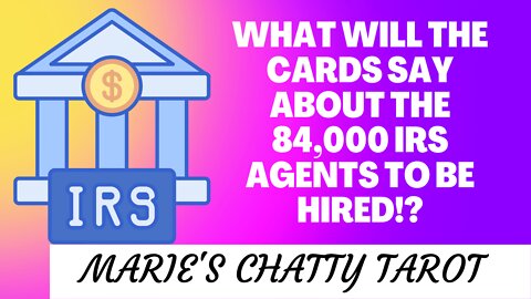 About The 84,000 IRS Agents To Be Hired!?