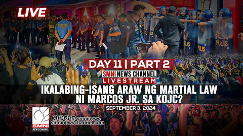 LIVE: Ika-11 na araw ng martial law ni Marcos Jr. sa KOJC? | September 3, 2024