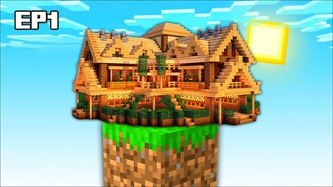 HOW FAMILY BUILD HOUSE AND SURVIVE ON ONE BLOCK IN Minecraft!