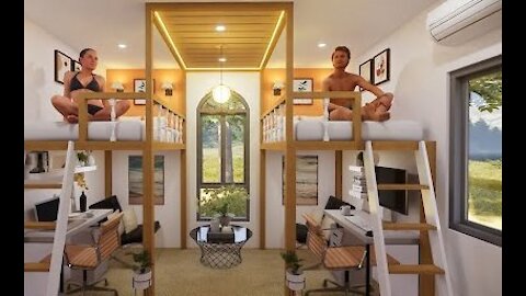 Incredible Loft Bed Idea for Small Rooms