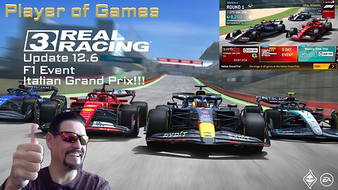 Player of Games: Real Racing 3 Update 12.6: F1 Event: Italian Grand Prix!!!