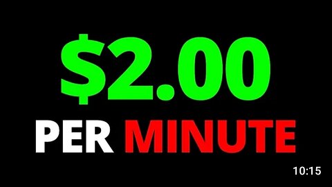 Get paid $2.00 😉 EVERY Min(AUTOPILOT) Make money online