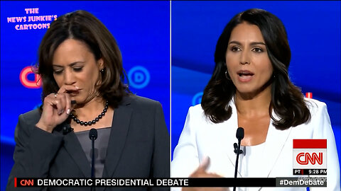 2020 Epic: Tulsi Gabbard confronts Kamala in the primary debate, demanding answers on key issues of accountability.