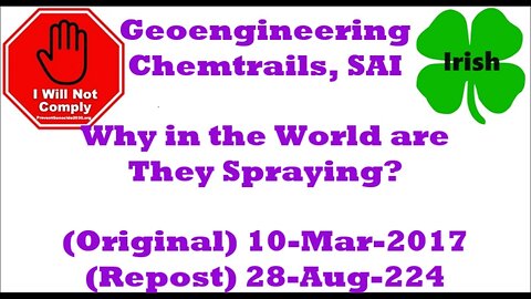 Why in the World are They Spraying Documentary Mar 10, 2017