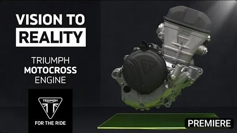 First look at Triumph Dirtbike ENGINE!