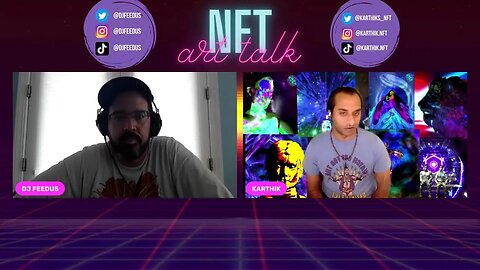 NFT ART TALK - EP 40 - HOWISEEDAT, YUVRAJ IMAGINERIA, ITWASLEO, LOS MUERTOS, MOONBIRDS, LOUIS V