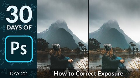 How to Correct Exposure in Photoshop | Day 22