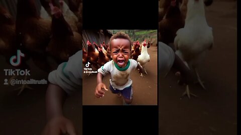 Meme from Deranged Mind African Child Promoted by NAGAS on TikTok #africa #israel