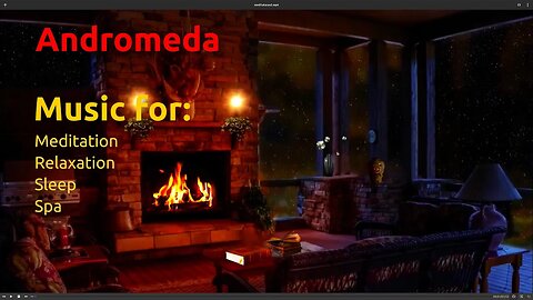 Andromeda ~ Fire sound for Sleeping, Meditation, Spa, Relaxation...