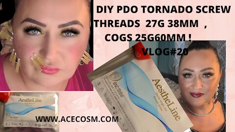 DIY PDO TORNADO Threads LIFT! TORNADO SCREW #cogthreads​