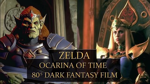 The Legend Of Zelda as an 80's Dark Fantasy #zelda #AI #Midjourney #80sDarkFantasy