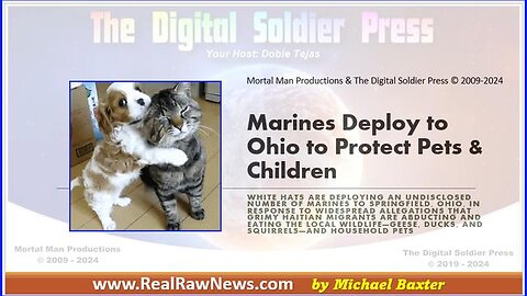 Marines Deploy to Ohio to Protect…Pets