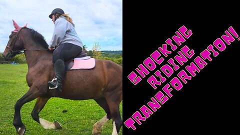 Shocking Riding Transformation With Her New Horse!