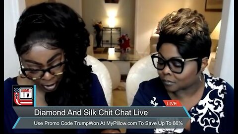 Diamond and Silk read from their mothers bible, The IRS, Say NO to drugs.