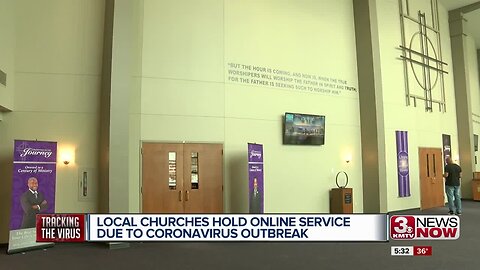 Local churches hold online service due to coronavirus outbreak