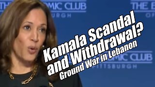 Kamala Scandal and Withdrawal? Lebanon Ground War. Marty Grisham LIVE. B2T Show Sep 25, 2024