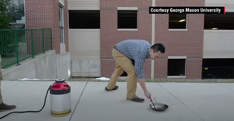 Demonstration of sonic fire extinguisher