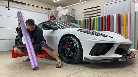 NOT TAKING ANYTHING APART *Controversial* | Solo Wrapping A C8 In Hot NEW Candy Colorshifting Nardo