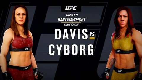 EA Sports UFC 3 Gameplay Cris Cyborg vs Alexis Davis