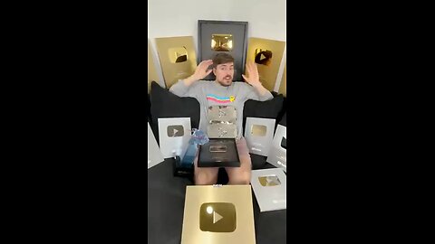 mr beast all youtube play buttons #mrbeast#videos