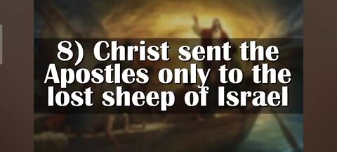 Sent to the lost sheep of Israel