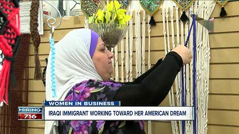 Iraqi immigrant's macrame business is growing by the day in Buffalo