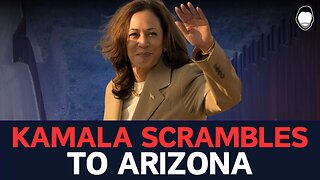 Harris RACES to Arizona Border as Polls TIGHTEN Against Trump