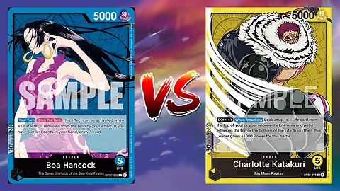 One Piece TCG Boa Hancock VS Charlotte Katakuri!!