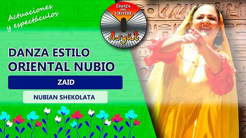 Danza ORIENTAL estilo NUBIO💖 ZAID🌺Nubian Shekolata🌺 Espectáculo de homenaje a SORAYA DANCE 💖