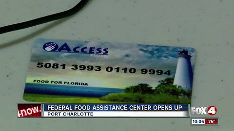 Federal Food Assistance Center Opens