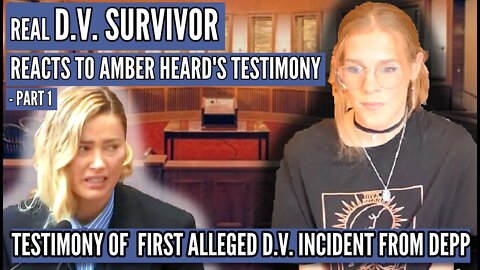 Survivor Reacts to Amber Heard's First Alleged DV Allegation