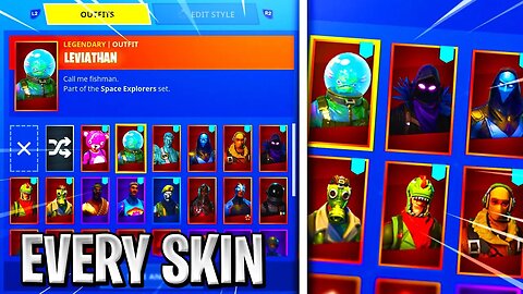 £300 FORTNITE SKIN COLLECTION!! ALL NEW SKINS IN FORTNITE ON ONE ACCOUNT!!