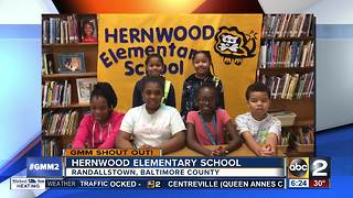 Good morning from students at Hernwood Elementary School