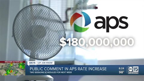 Public comment session in APS rate increase