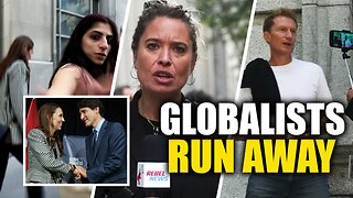 Globalist leaders take off to escape unscripted questions