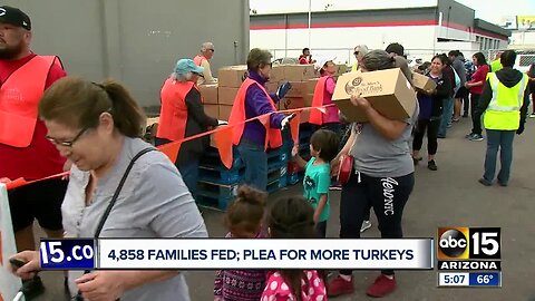 St. Mary’s Food Bank still 1,800 turkeys short of goal, may have to distribute chicken