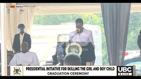 FIRST LADY, JANET MUSEVENI AT THE PRESIDENTIAL INITIATIVE FOR SKILLING THE GIRL/BOY CHILD GRADUATION