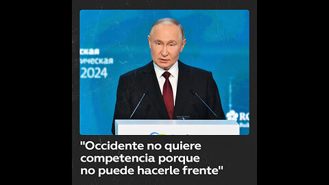 Putin sobre la energía: “Occidente no quiere competencia, porque no puede hacerle frente”