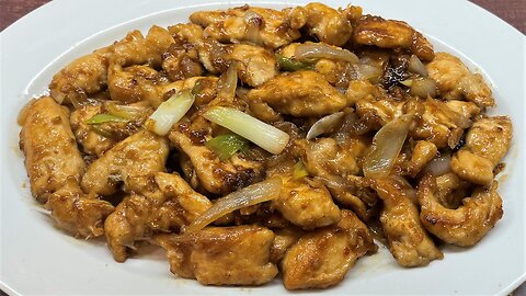 Mongolian Chicken Recipe I Spicy Chicken Stir Fry With Onions & Scallions I Gastro Guru