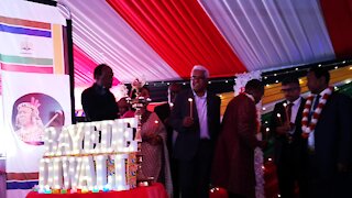 SOUTH AFRICA - Durban - King Goodwill Zwelithini hosts Diwali celebrations (Video) (n2t)