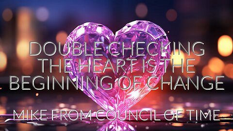 Mike From COT Double Checking The Heart - Recognition Is The Beginning Of Change 8/20/24