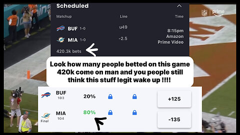 Rigged Miami Dolphins vs Buffalo Bills | THESE ARE PROFESSIONAL ACTORS SIMPLY DOING THEIR JOB LOL