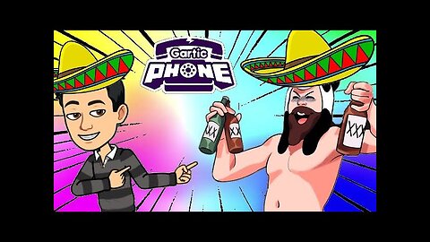 Gartic Phone Funny Moments - Drunk Homeless Man, Spanish, Columbia and more