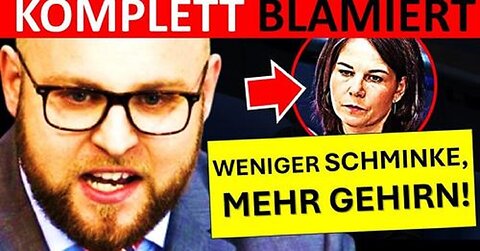 Im Bundestag DAS DRITTE MAL BLAMIERT💥 BAERBOCK TOBT VOR WUT NACHDEM AFD-POLITIKER SIE ZERLEGT