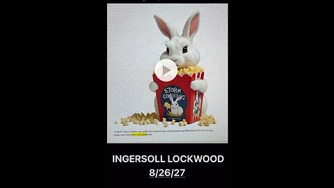 INGERSOLL LOCKWOOD - 8/26/24 GET YOUR POPCORN READY! 🍿 STORM COMING ⛈️🌪️ WHO IS JR?