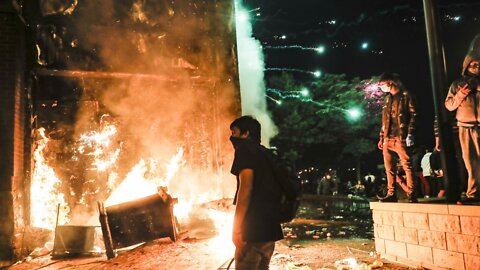 Protesters Set Fire To Minneapolis Police Precinct