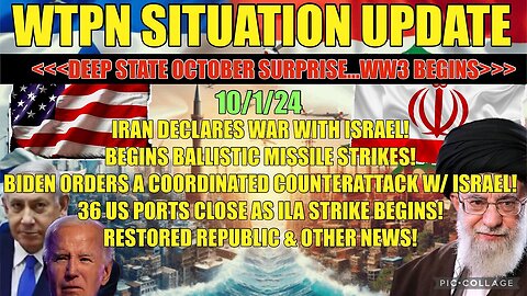 WTPN ~ Judy Byington ~ Situation Update ~ 10-1-24 ~ Trump Return ~ Restored Republic via a GCR