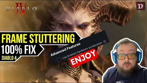 Frame Stuttering 100% Fix (best settings) | Diablo 4